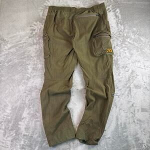 Distressed First Lite Obsidian Hunting Pants Green Tactical Outdoor Cargo L Tall
